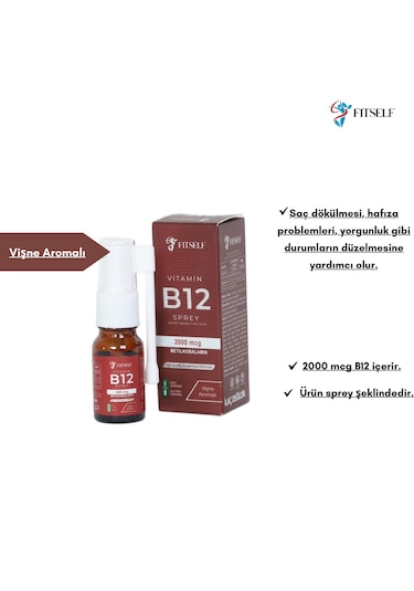 Fitself B12 Vitamin Sprey 10 ML
