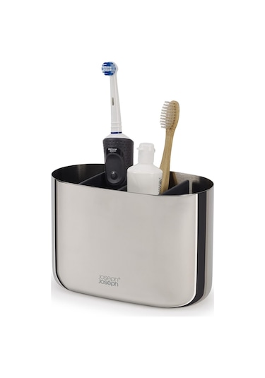 Joseph Joseph Easystore Luxe Büyük Diş Fırçalık Caddy Çelik