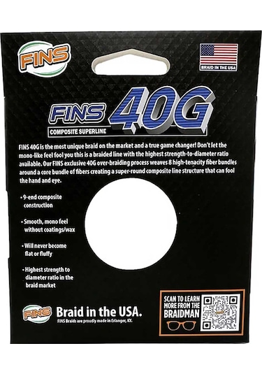 Fins 40g Örgü İp Misina Mavi 137 Metre 0.15mm