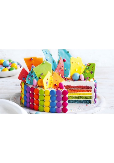 Perfection Chef 4'lü Sıvı Su Bazlı Likit Gıda Boyası Sarı Kırmızı Mavi Yeşil 4 X 30 Gr .