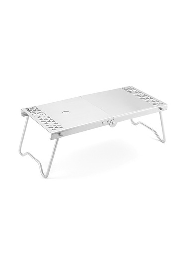 Skycity Katlanır Kamp Ocağı Standı - Açık Hava Pişirme İstasyonu, Sırt Çantası Dahil Kamp & Piknik Ekipmanı Gümüş