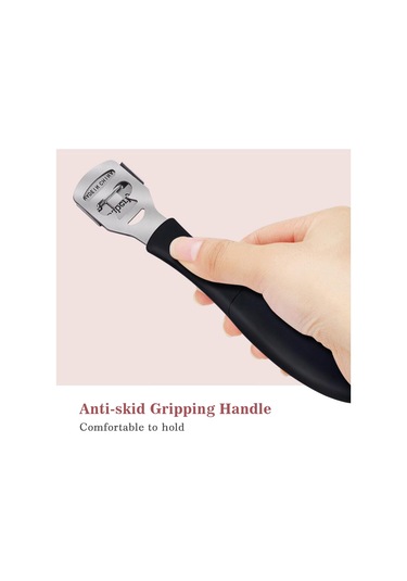 Shineyee Paslanmaz Çelik 2'li Fonksiyonlu Ayak Törpüsü - Ölü Deri Ve Nasır Temizleme Aleti