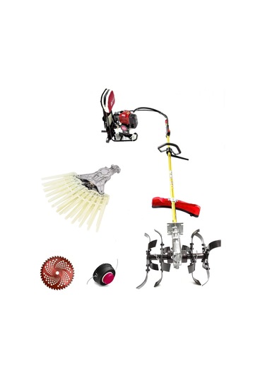 Royal Dafu DFA-52066 Çapalama Makinesi Sırt Tırpan Set