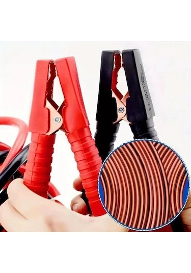 Xuweiwei Otomotiv Pil Kıskacı Kırmızı Siyah Acil Durum Pil Kablosu Ve Aksesuarları