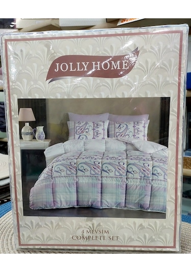 Jolly Home 4 Mevsim Tek Kiş Kapitoneli Nev Tk-melina Lila Mint