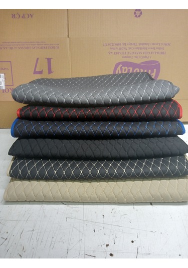 Oto Koltuk Minderi Oto Koltuk Kılıfı 2 Li Set Kırmizi-siyah