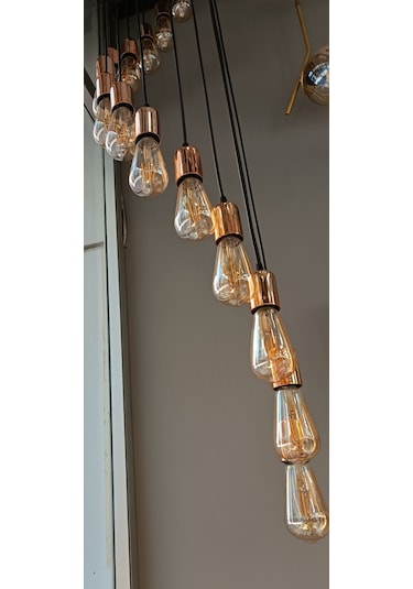 Sarkıt 15li Retro Avize Gold