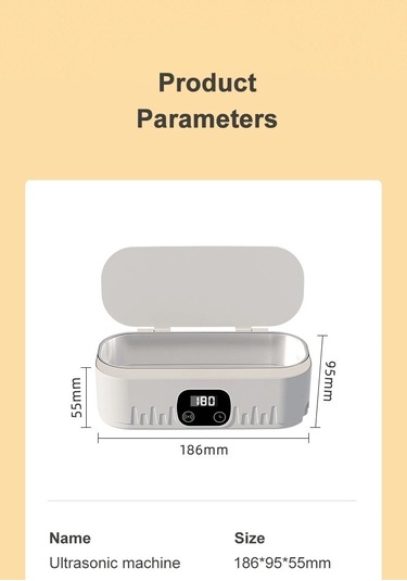 Jialan 400ml Ultrasonik Temizleyici Diş Ultra Sonic Banyo 47khz