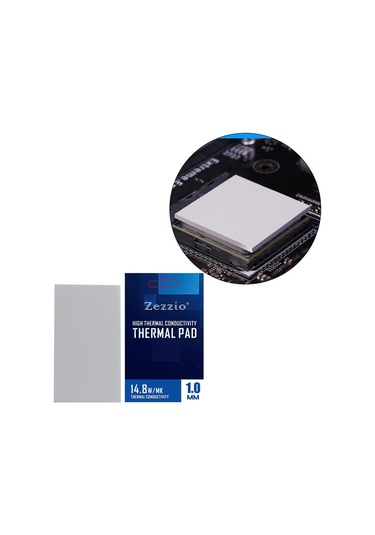 Suntek Gpu/cpu Bellek Ssd Soğutucu 85x45x1.0mm Için Silikon