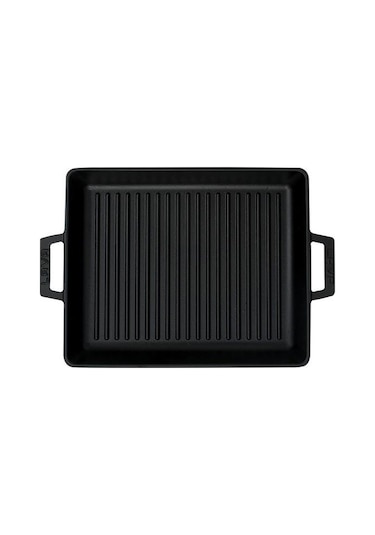 Lava Döküm Izgara Tava Metal Kulplu 26 x 32 CM