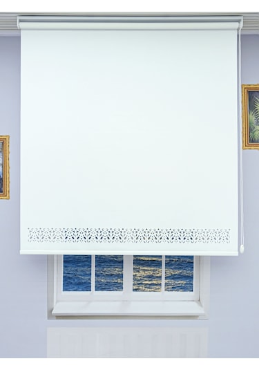 Lazer Stor Perde - İthal Mat Kalın Stor Beyaz