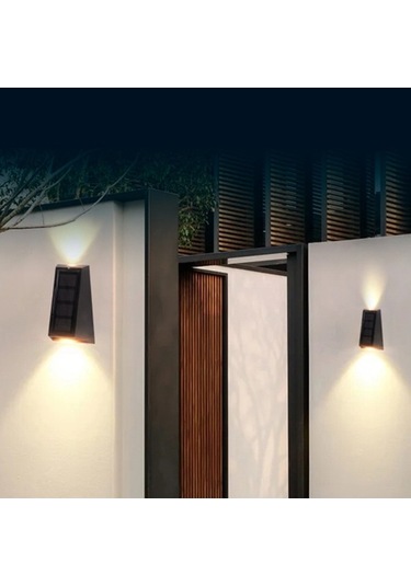 Pazly 2 Adet Yukarı Aşağı Güneşli Duvar Işıkları Sıcak Beyaz/beyaz Renk Diğer Diğer