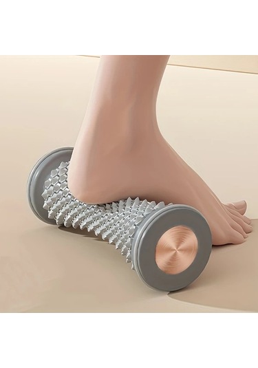 Xuweiwei 1 Adet Gri Ayak Masaj Rulosu Evde Kullanım Konfor Duruş - Yorgunluk Giderici Gri
