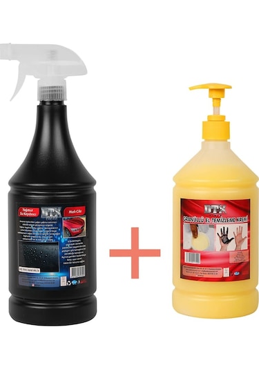 Dtx Kimya Hızlı Cila 1000 Ml & Granüllü El Temizleme Kremi 1 Lt