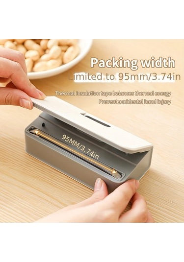 Boatshop1 Beyaz 6 Ayarlı Usb Şarj Edilebilir Lityum Pil Hızlı Mühürleme Seyahat Piknik Ve Mutfak İçin Taşınabilir Mühürleyici