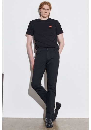 Wrangler Erkek Texas Slim Fit Dar Kesim Normal Bel Esnek Pantolon Siyah Wrangler Erkek Texas Slim Fit Dar Kesim Normal Bel Esnek Pantolon Siyah