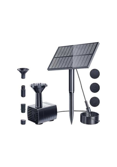 Pazly Suntek Güneş Enerjili Su Pompası Kiti Dıy Bahçe Çeşmesi 1,5w Wb