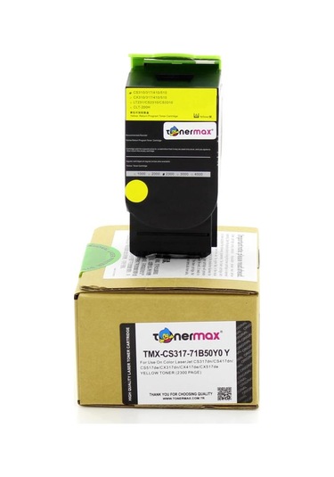 Tonerturk Lexmark 71B50Y0 Sarı Uyumlu Toner /Cs317 /Cs417 /Cs517 /Cx317 /Cx