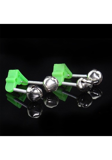 Folinda 30 Adet Yeşil Plastik Balıkçılık Alarm Zilleri - 8cm Uzunlukta Balık Tutma Uyarıcı