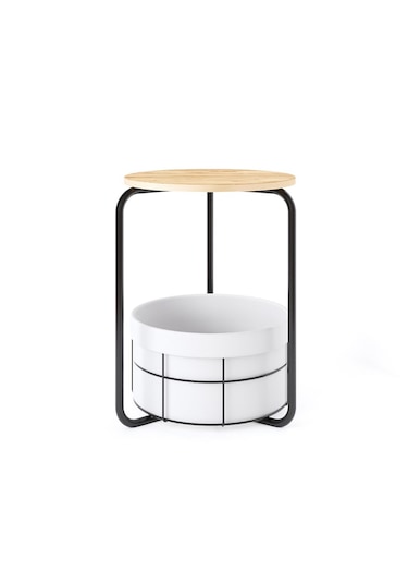 Çantalı Orta Sehpa Yan Zigon Sehpa Çam 1557