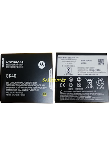 Lenovo Motorola Moto E4 Xt1762 Batarya Pil