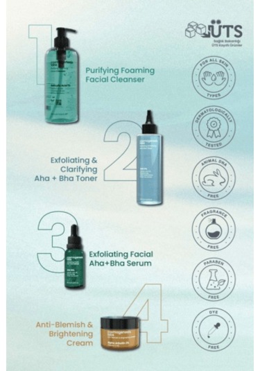 Cosmogenesis Labs Akne ve Leke Karşıtı Vegan Cilt Bakım Seti