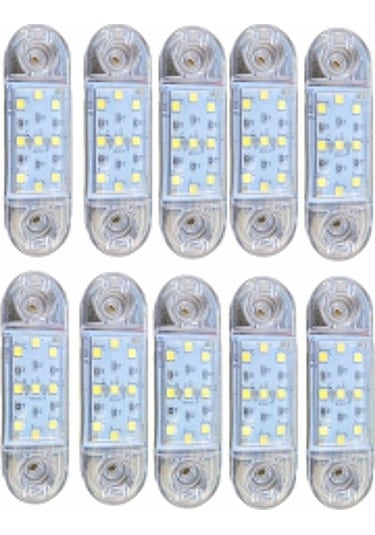 Ahmet Otomotiv 10 Adet Tombul Parmak Led Beyaz 12v-24v