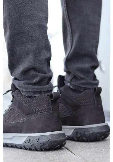 M.p. Alaska Suya Dayanıklı Hakiki Deri Erkek Bot 667800001252 01 Siyah Siyah