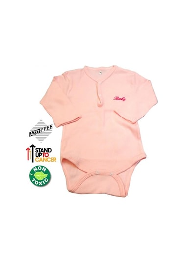Sema Baby Uzun Kol Kaşkorse Badi (Body) Pembe