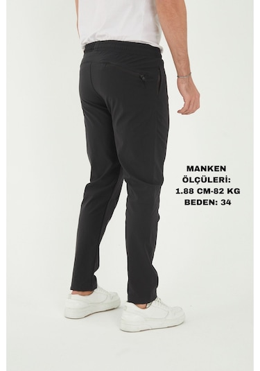 Camp Scoutland Camp546 Outdoor Tactical Su İticili Çok Cepli Likralı Erkek Yürüyüş Pantolonu Antrasit