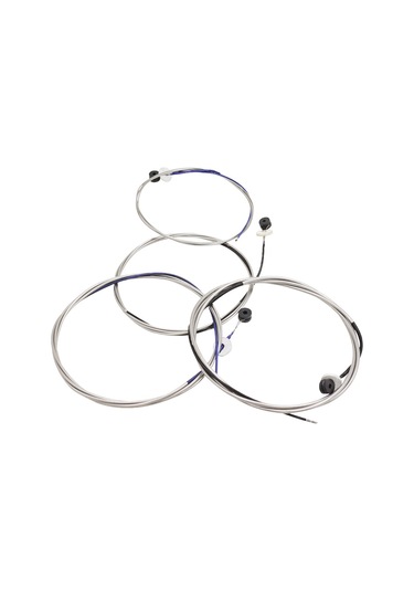 Ruicoo Keman Büyük Bas Teli Seti - Çelik Çekirdekli Nikel-krom Sarılmış 4 Lü Akustik Ses Kalitesi Teller