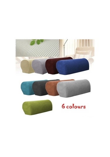 Suofeng Kahverengi Çıkarılabilir Yıkanabilir Lastikli Koltuk Kolen Kapakları 1 Çift - 55cm Uzunlukta Polyester Malzeme Kahverengi