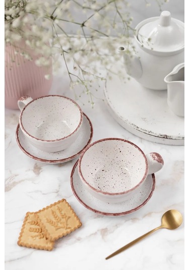 Milla Sweethome Çay Fincanları Seti, Çay Takımı 200ml 396681031 Beyaz