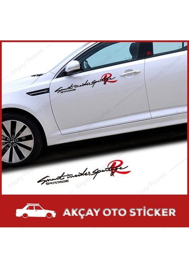 Kia Sportage R Sticker Kia Oto Sticker Araba Sticker Arma Sticker