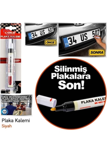 Plaka Boyama Kalemi Carub Siyah