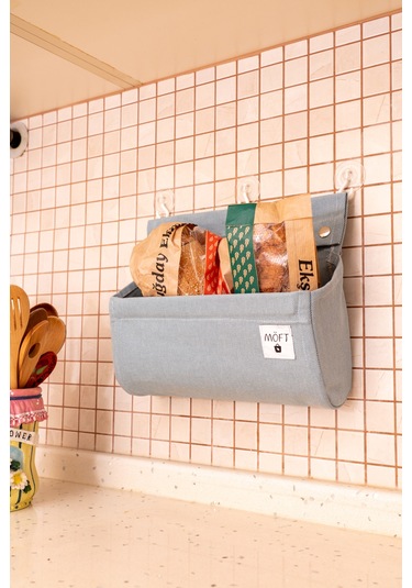 Çok Amaçlı Dolap İçi Düzenleyici Banyo Mutfak Organizer Mavi