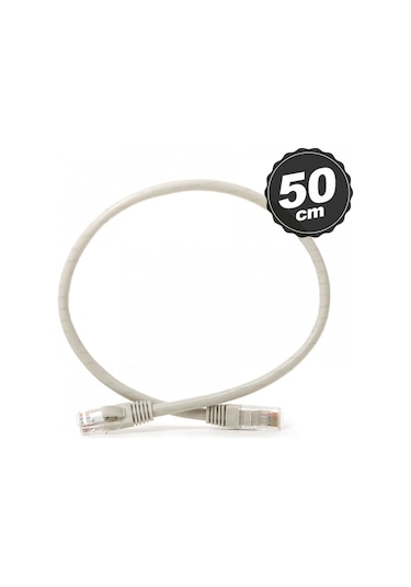 Inca Cat6 26 Awg 0.50Mt Gri Patch Kablo