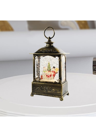 Suntek Işıltılı Noel Müzik Kutusu Fener Noel Süsleme Ev