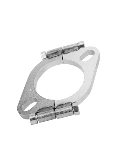 Reedark 2.5 İnç Çelik Exhaust Flange - 63mm Düz Oval Orta Bölme, Kaynak/saçma Gereksiz, Direkt Değişim Parçası