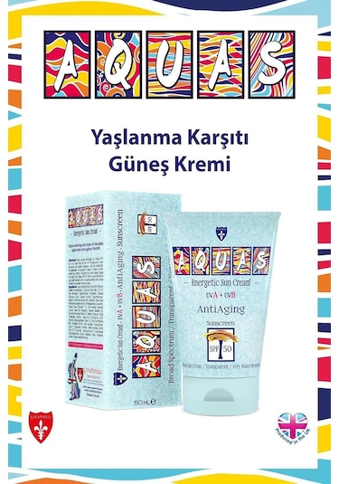 Aquas Antiaging Güneş Kremi Spf 50 150 ML