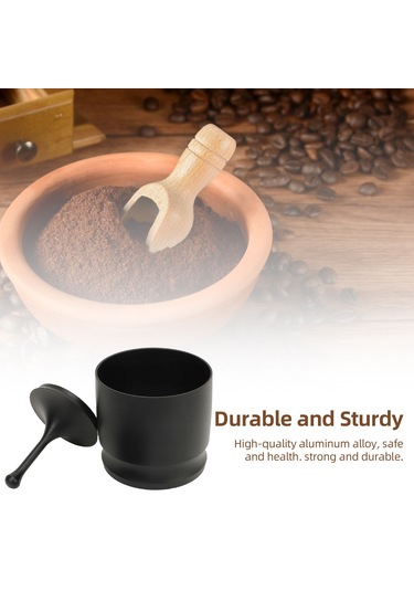 58mm Alüminyum Alaşımlı Kahve Tozu Seçici Dozaj Halkalı Gümüş Gümüş