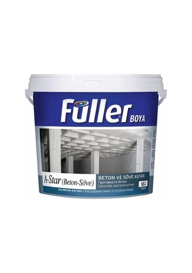 Füller A-Star Brüt Beton Söve Astarı 12 Kg Açık Mavi (370663870)