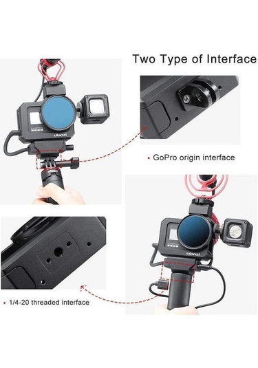 Ulanzi G8-5 Gopro Hero 8 Vlog Case Metal  Çerçeve