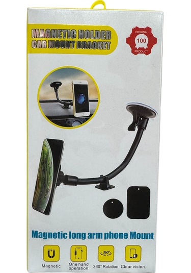 Blue Spectrum H-ctl036 Ekstra Güçlü Manyetik Vantuzlu Araç İçi Telefon Tutucu Siyah