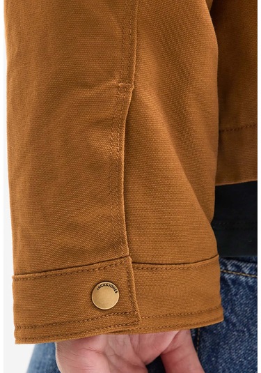 Jack & Jones Dover Worker Erkek Kahverengi Ceket 12278797-mksr Kahverengi