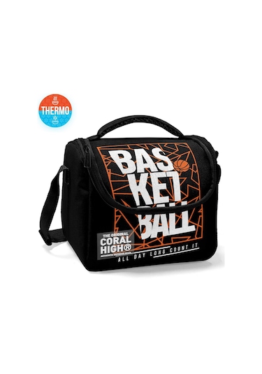 Coral High Kids Turuncu Siyah Basketbol Thermo Beslenme Çantası 11779