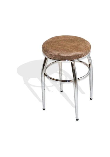 Krom Tabure Mutfak Balkon Teras Karışık Renk