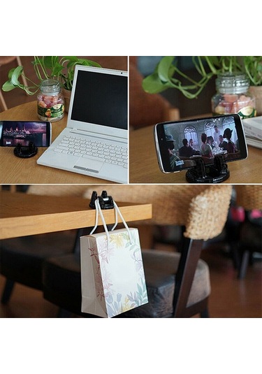 Araba Cep Telefonu Tutucu Kaymaz Silikon 360 Derece Dönen Gösterge Paneli Otomobil Evrensel Çok Fonksiyonlu Navigasyon