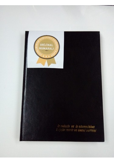 İş Sağlığı Ve Iş Güvenliğine Ilişkin Tespit Ve Öneri Defter N11.4454