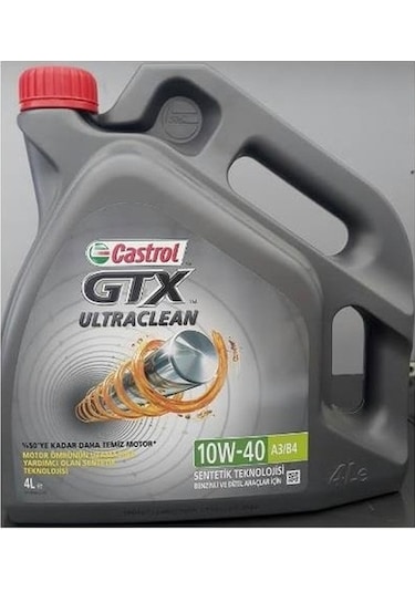 Castrol Gtx Ultra Clean 10W-40 A3/B4 Motor Yağı 4 L